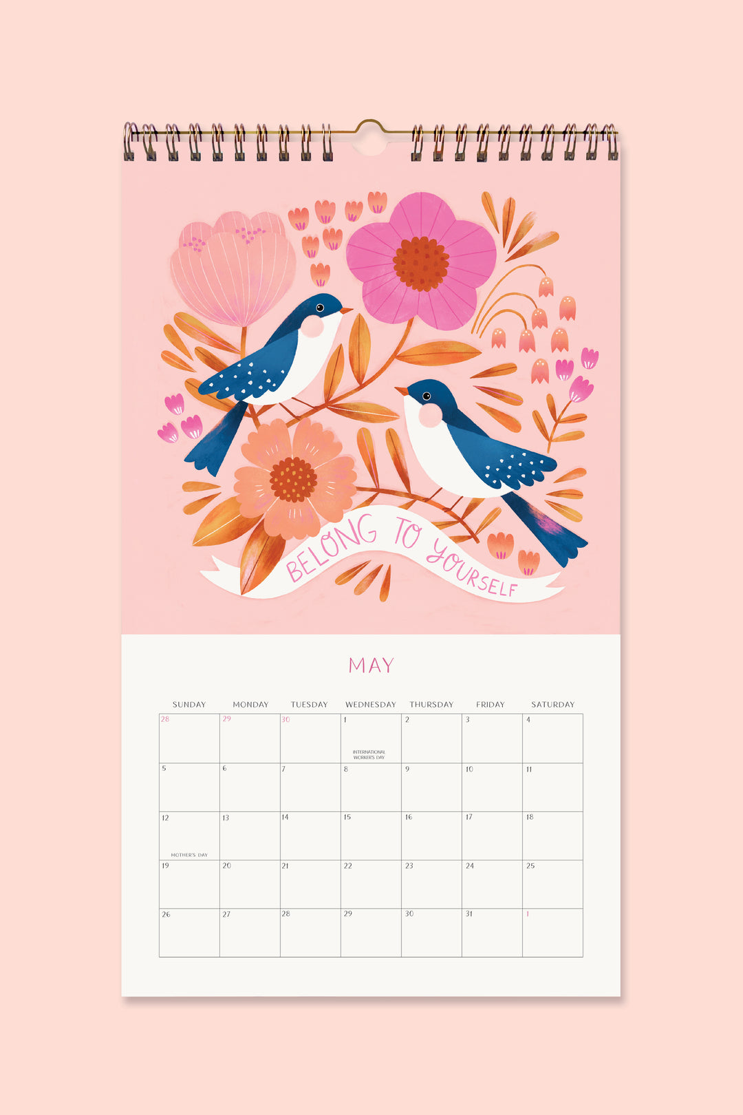 2024 Blooming Garden Wall Calendar