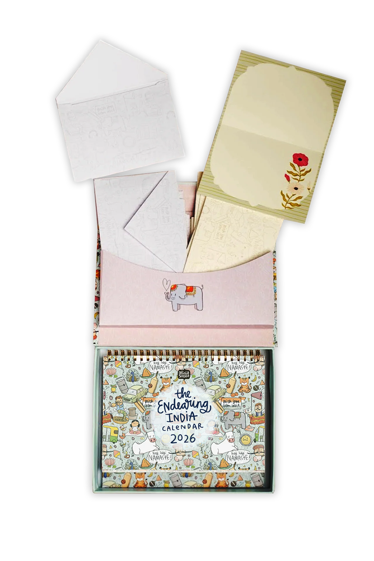 2026 Endearing Desk Calendar