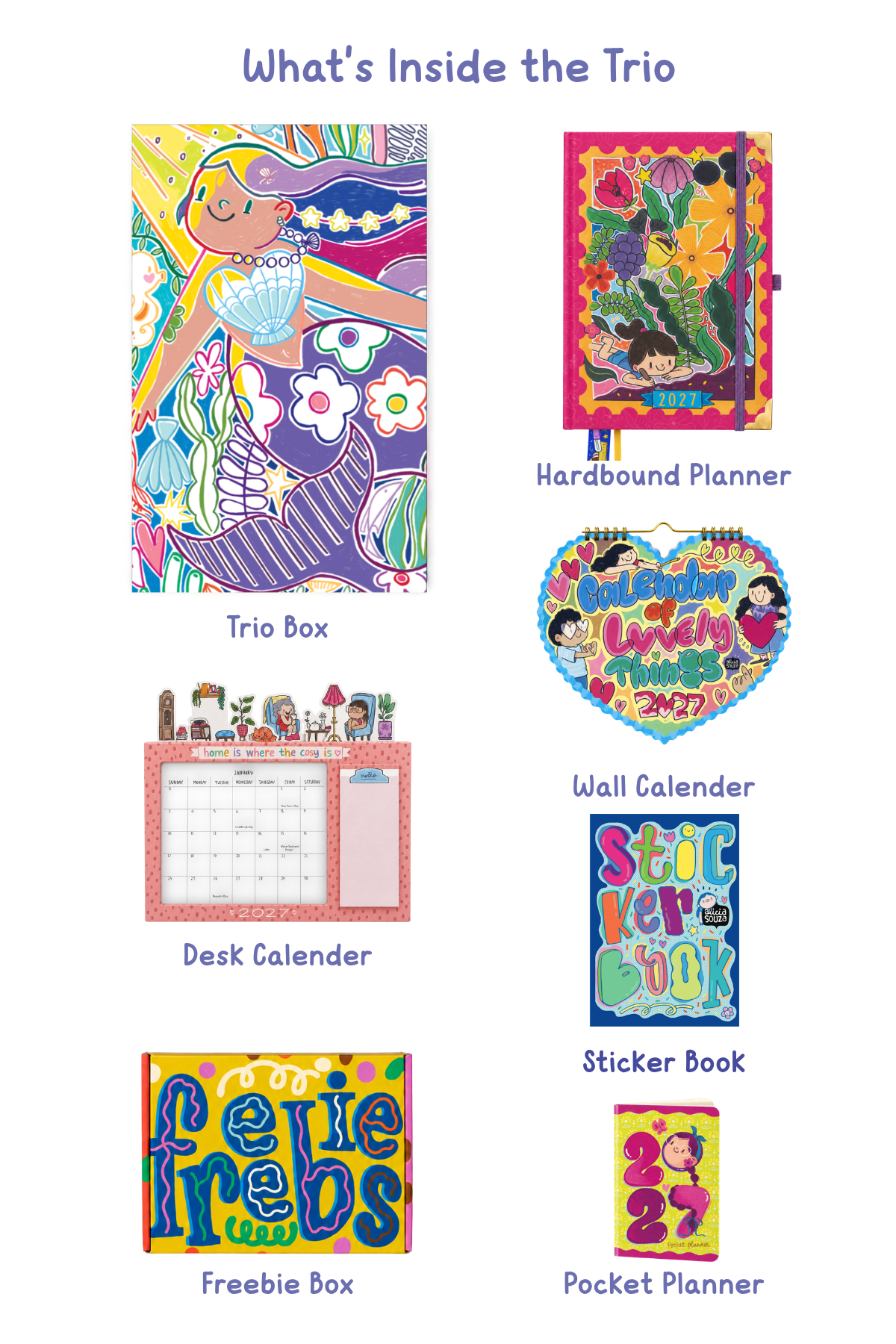 The Ultimate 2027 Trio with Hardbound Planner + Freebie Box