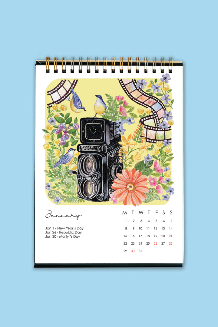 2024 Botanical Stories Desk Calendar
