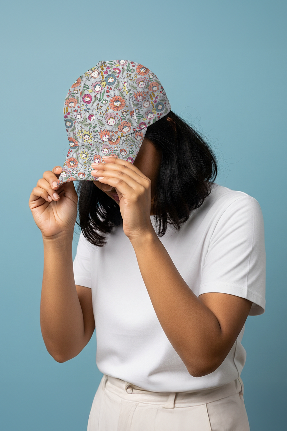 Happy Flowers Cap
