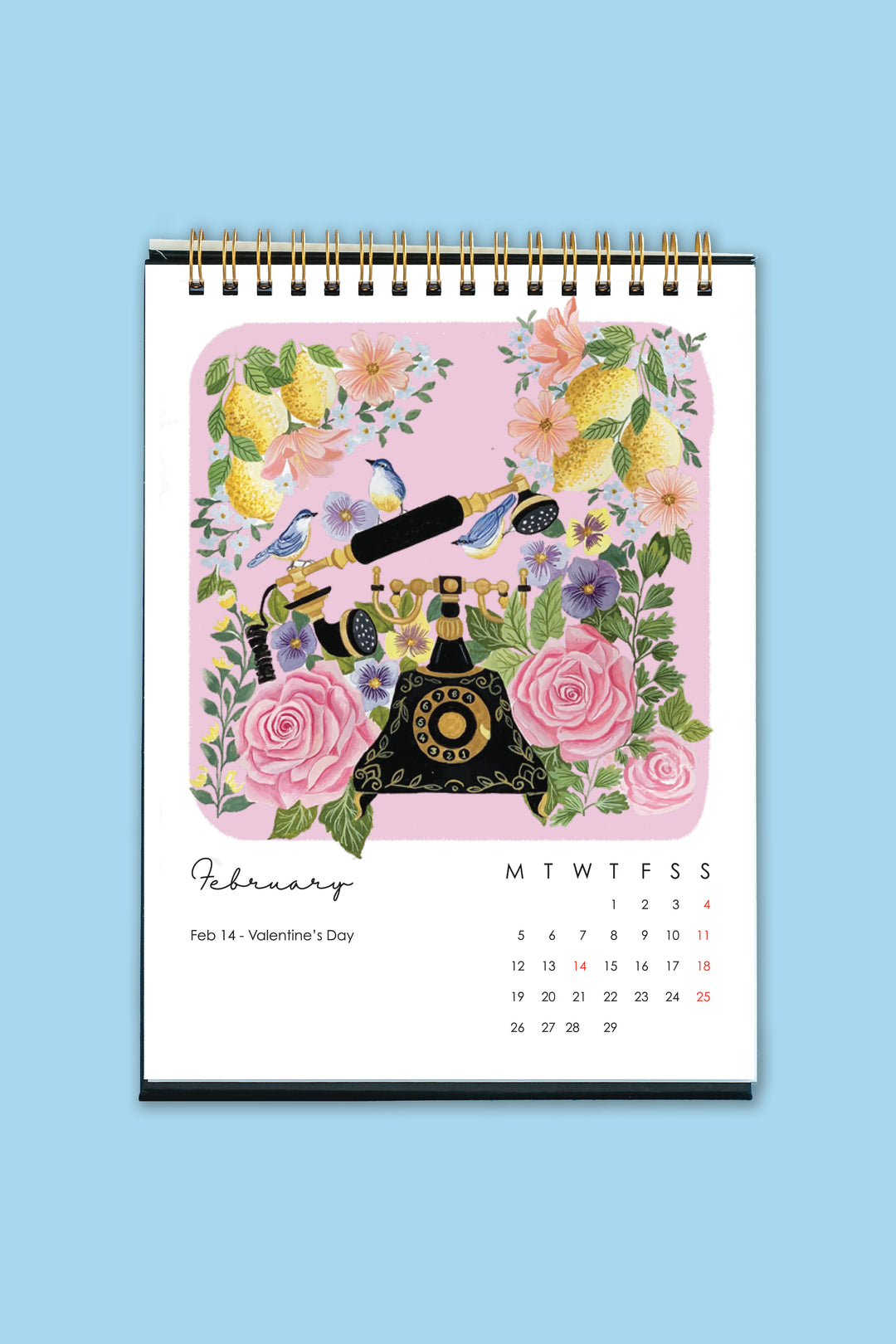 2024 Botanical Stories Desk Calendar