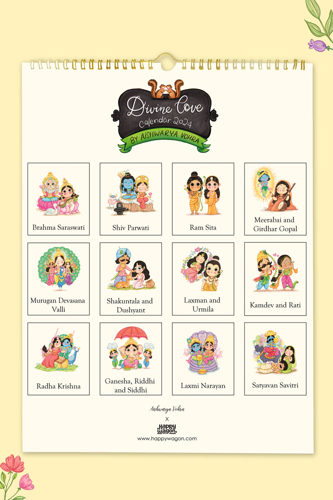2024 Divine Love Wall Calendar