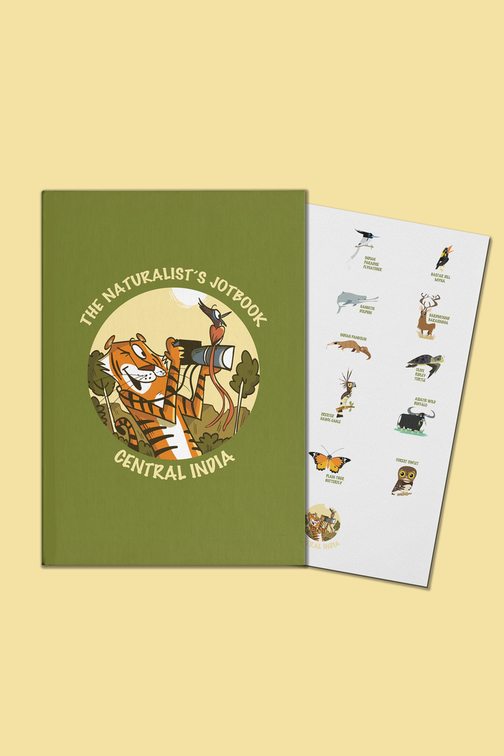 Central India | Field Notebook with sticker sheets