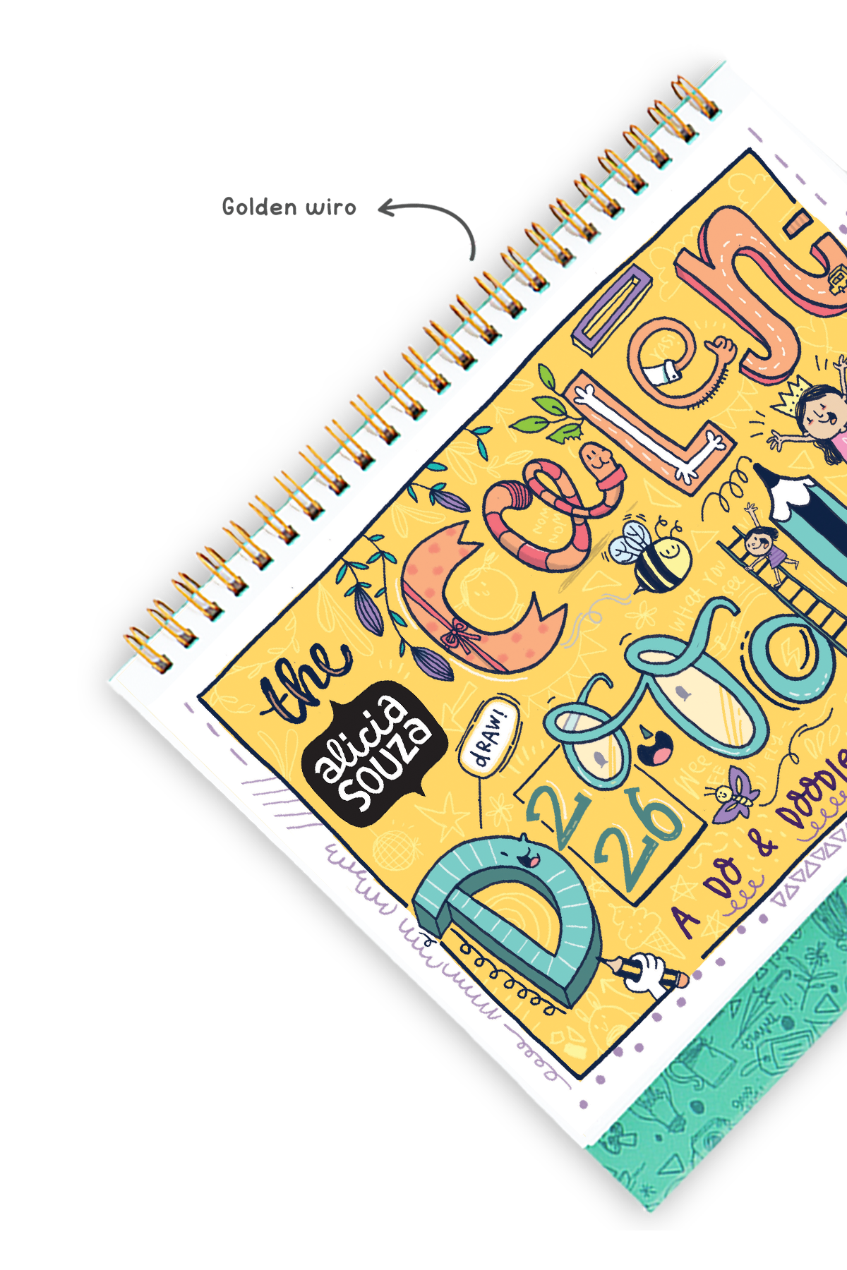 2026 Calendoodler Desk Calendar