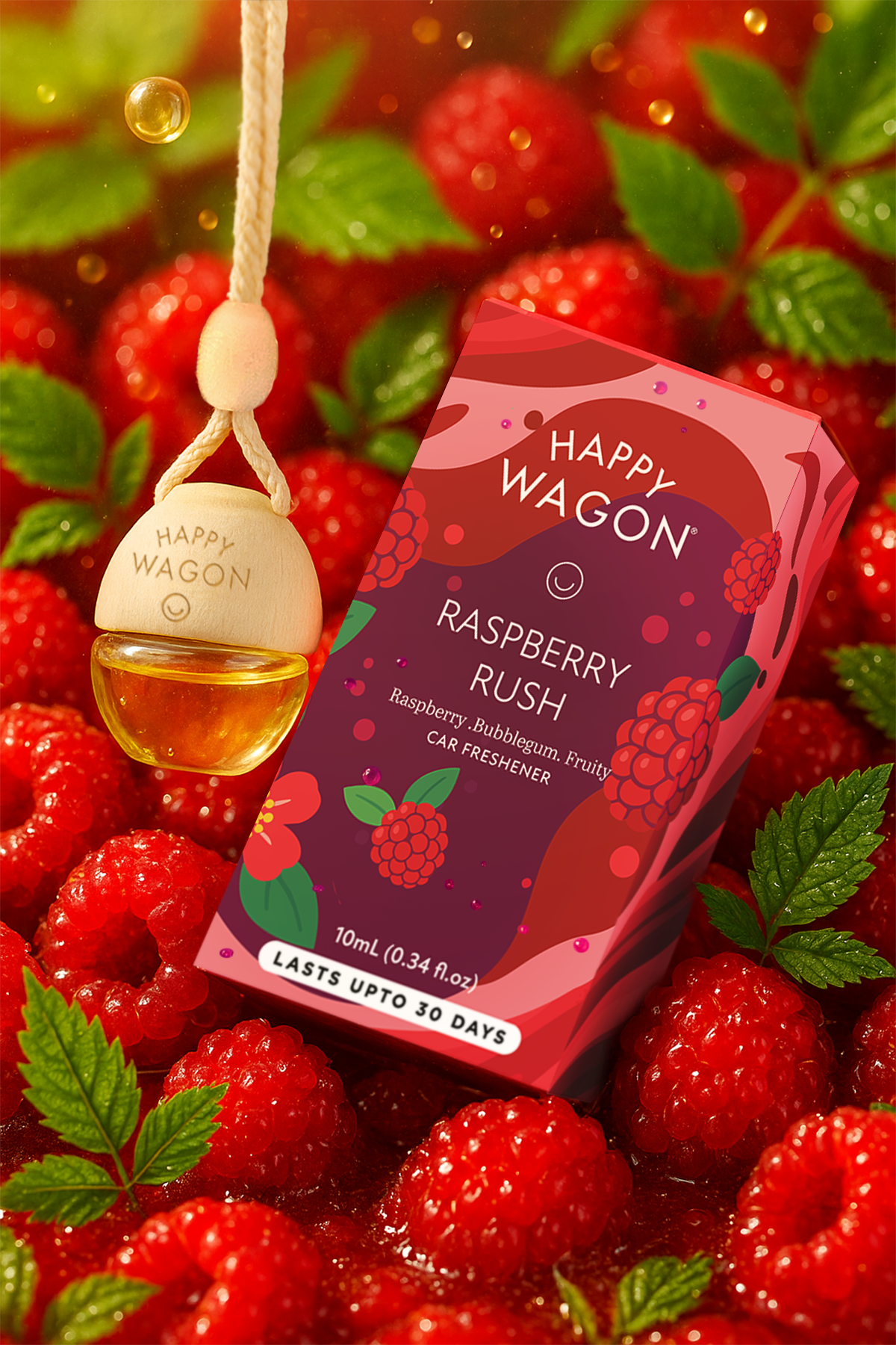 Raspberry Rush Car Freshener