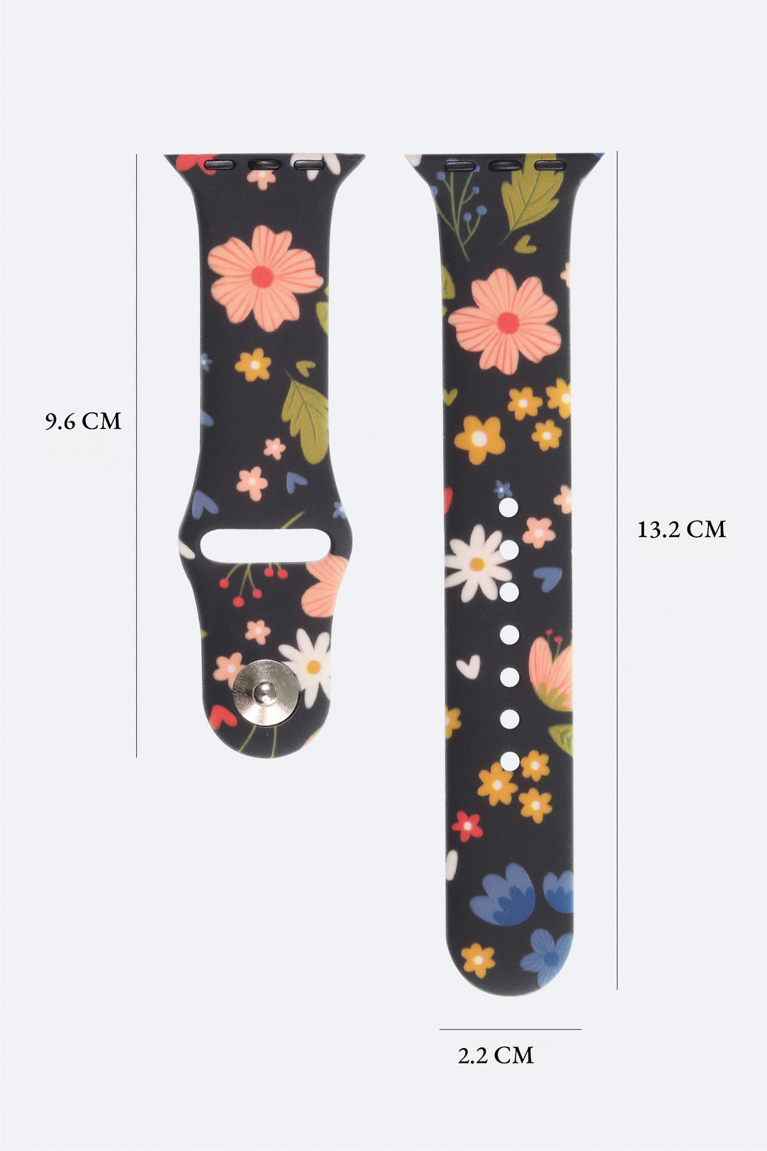 Happy Bloom 22mm Watch Strap with Push Button
