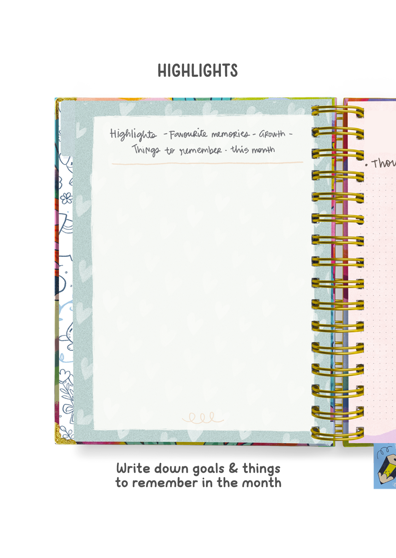 The Joy Undated Combo Yearly + Weekly Planner