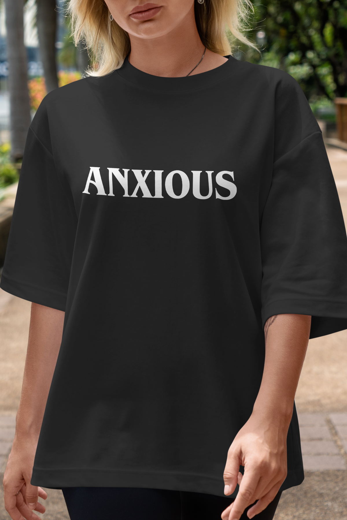 Merch Anxious Anxious Oversized T-shirt