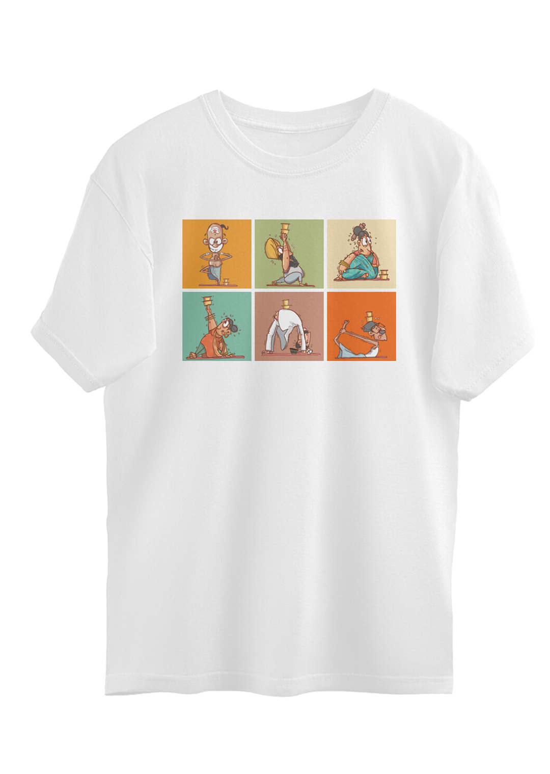 Yoga Poses Oversized T-shirt