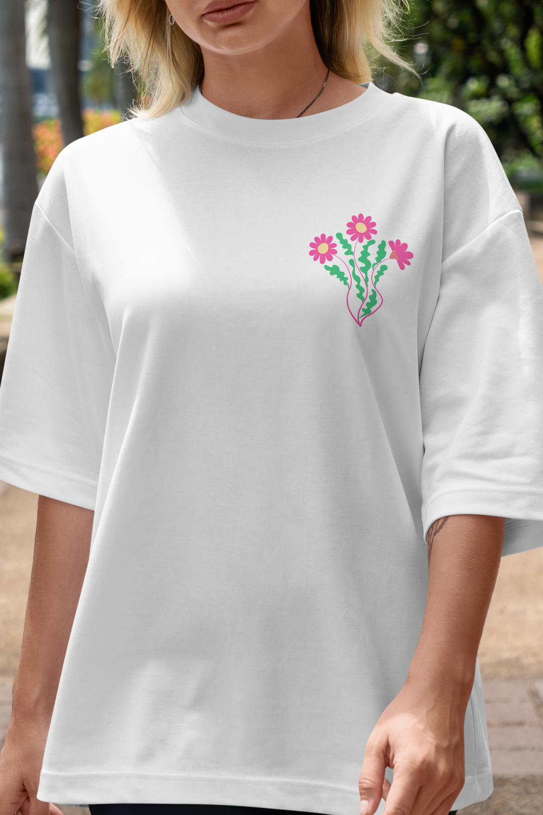 Bloom In Your Own Time Oversized T-shirt