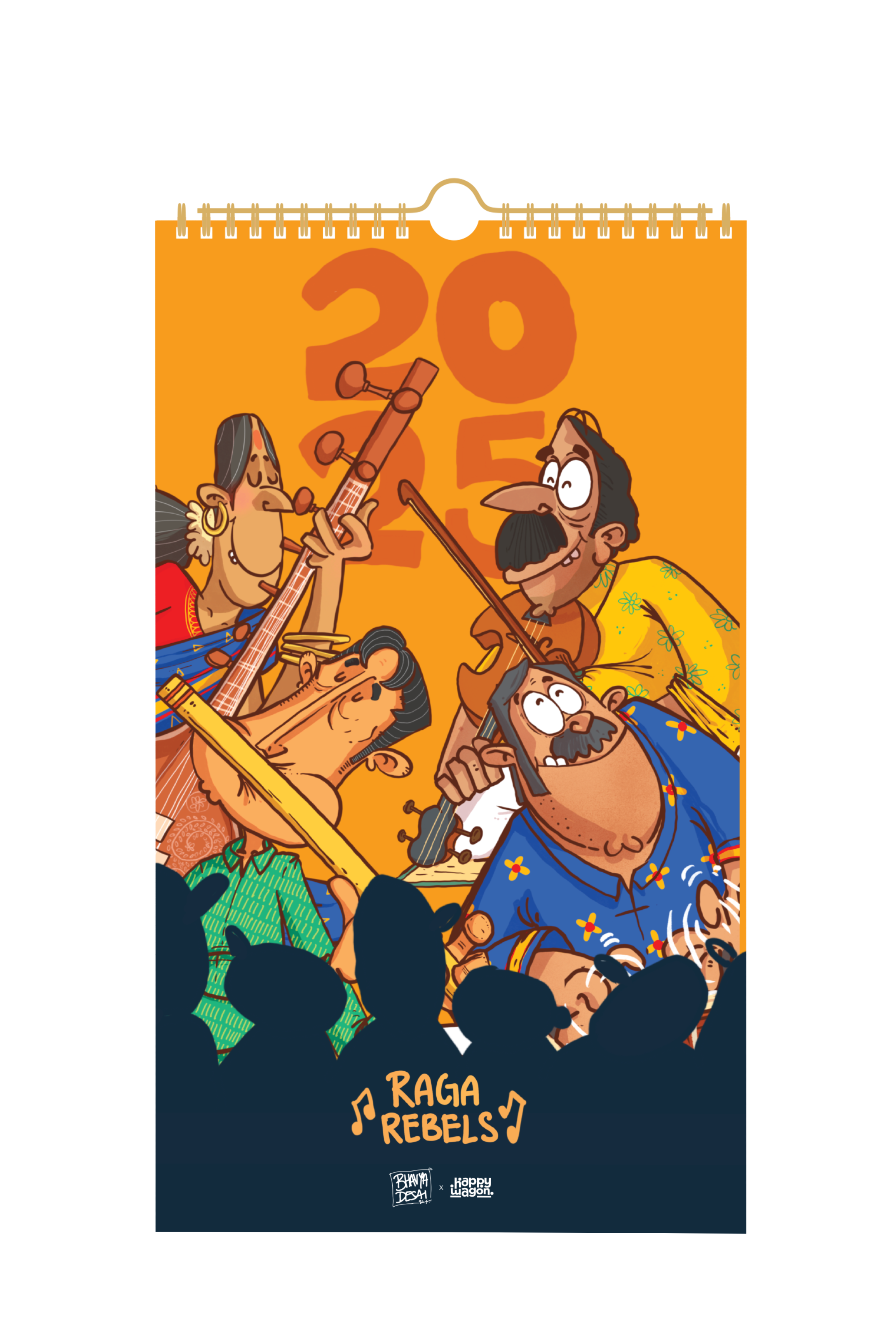 2025 Raga Rebels Wall Calendar