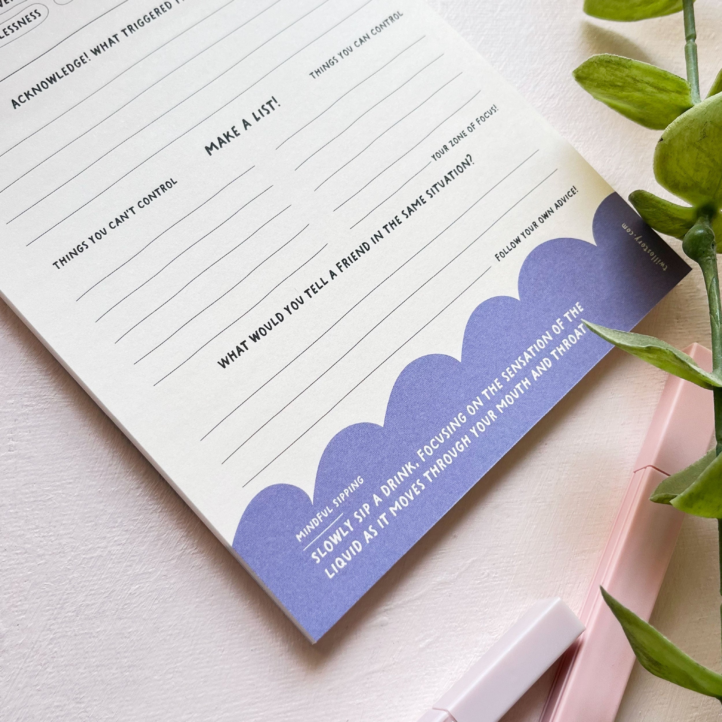Calm in Chaos - Mini Anti Anxiety Journal