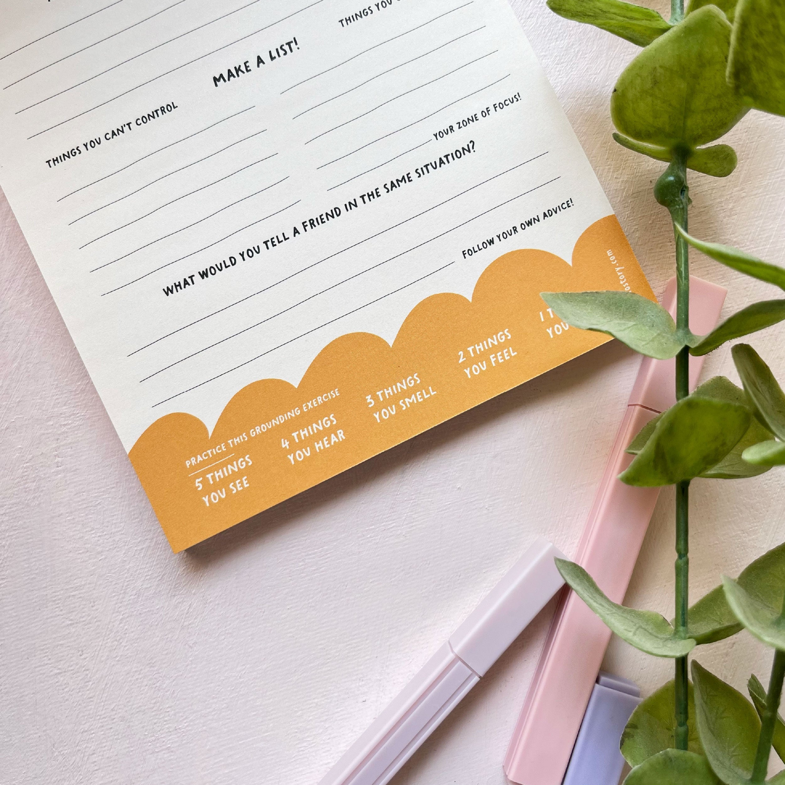 Calm in Chaos - Mini Anti Anxiety Journal