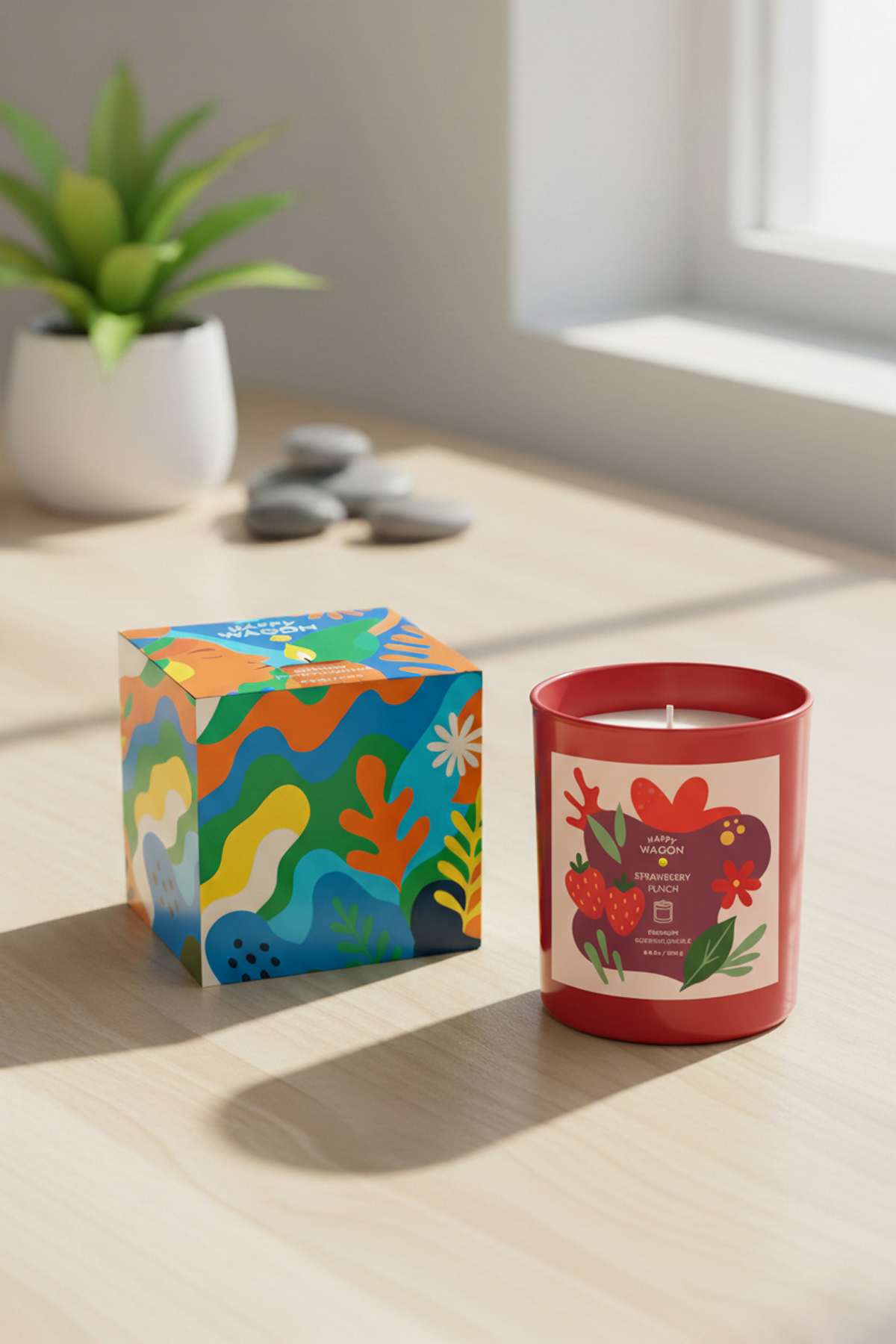 Scented Candle - Strawberry punch