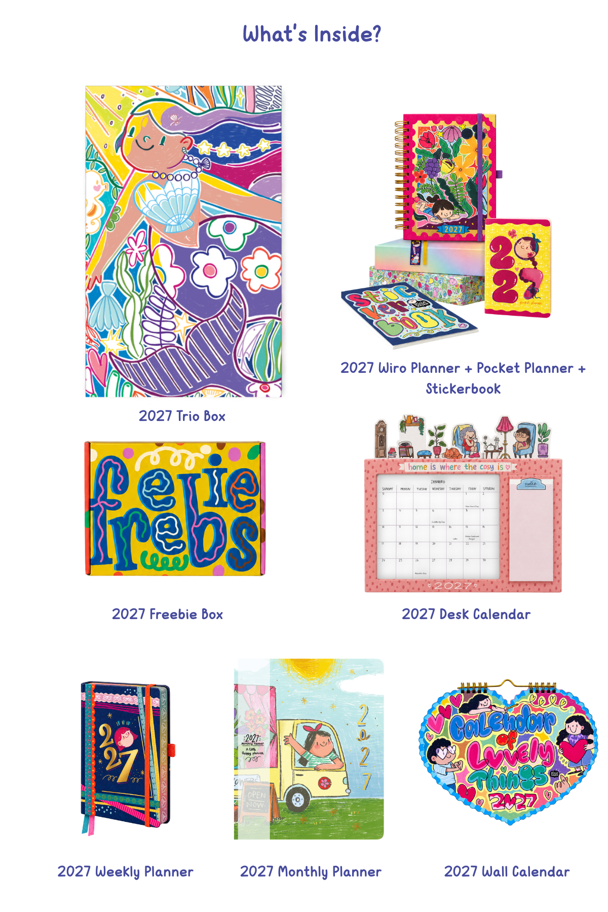 The 2027 Ultimate Set - Wiro Planner TRIO + Freebie Box + Monthly & Weekly Planner