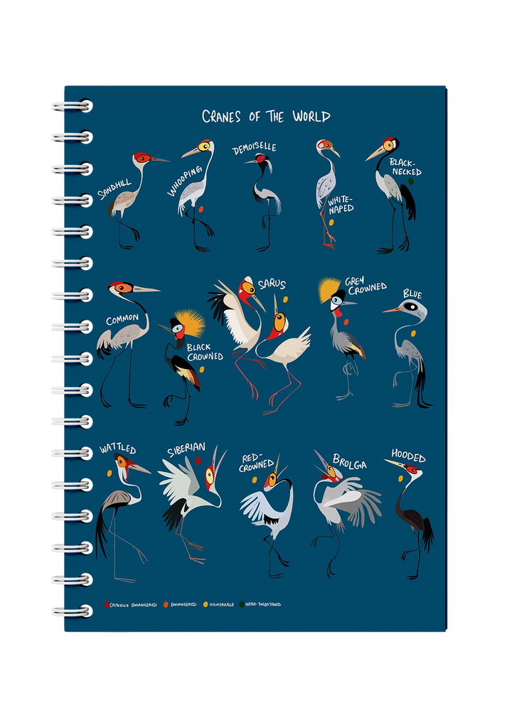 Cranes of the World Notebook