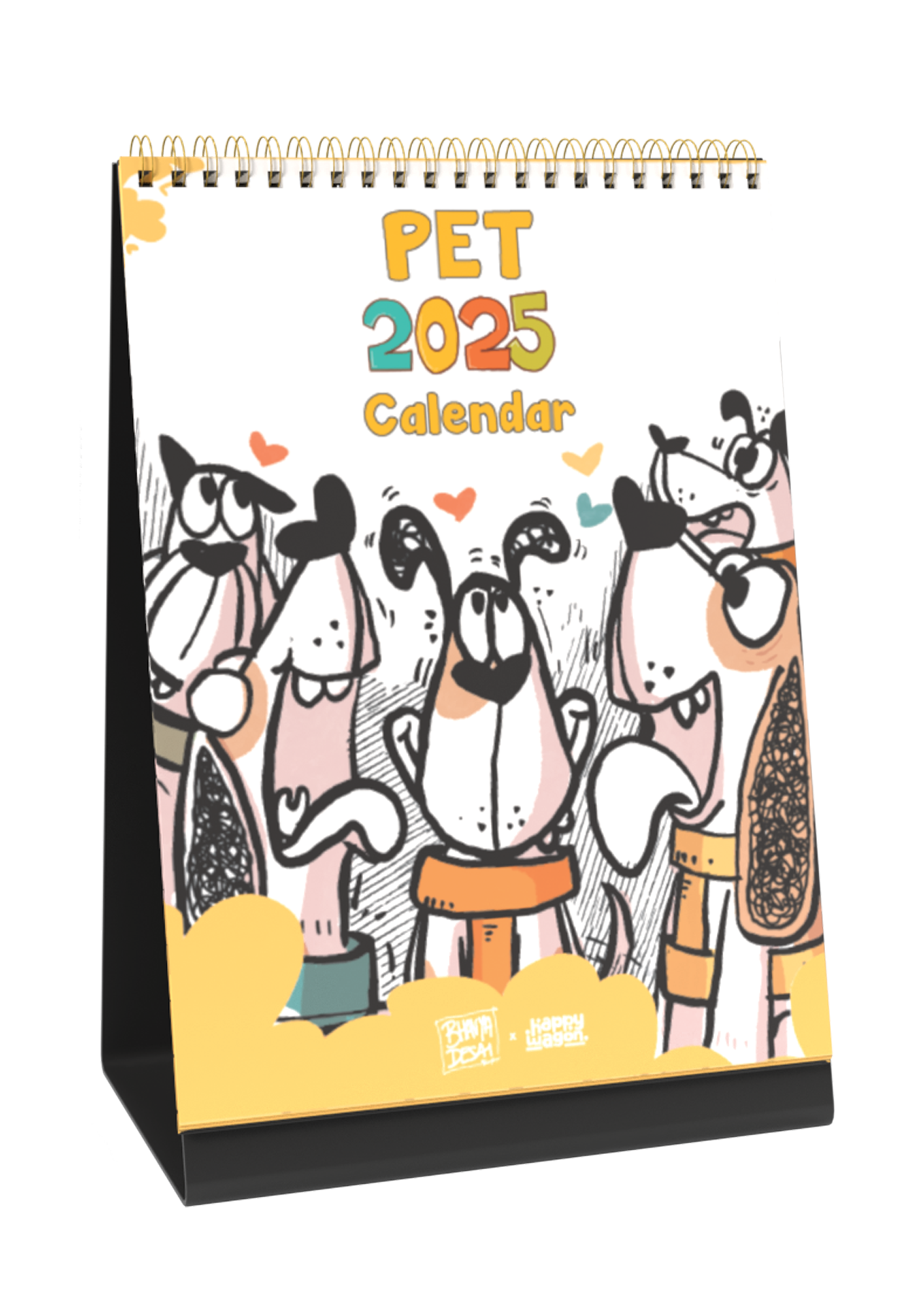 2025 Pets Desk Calendar