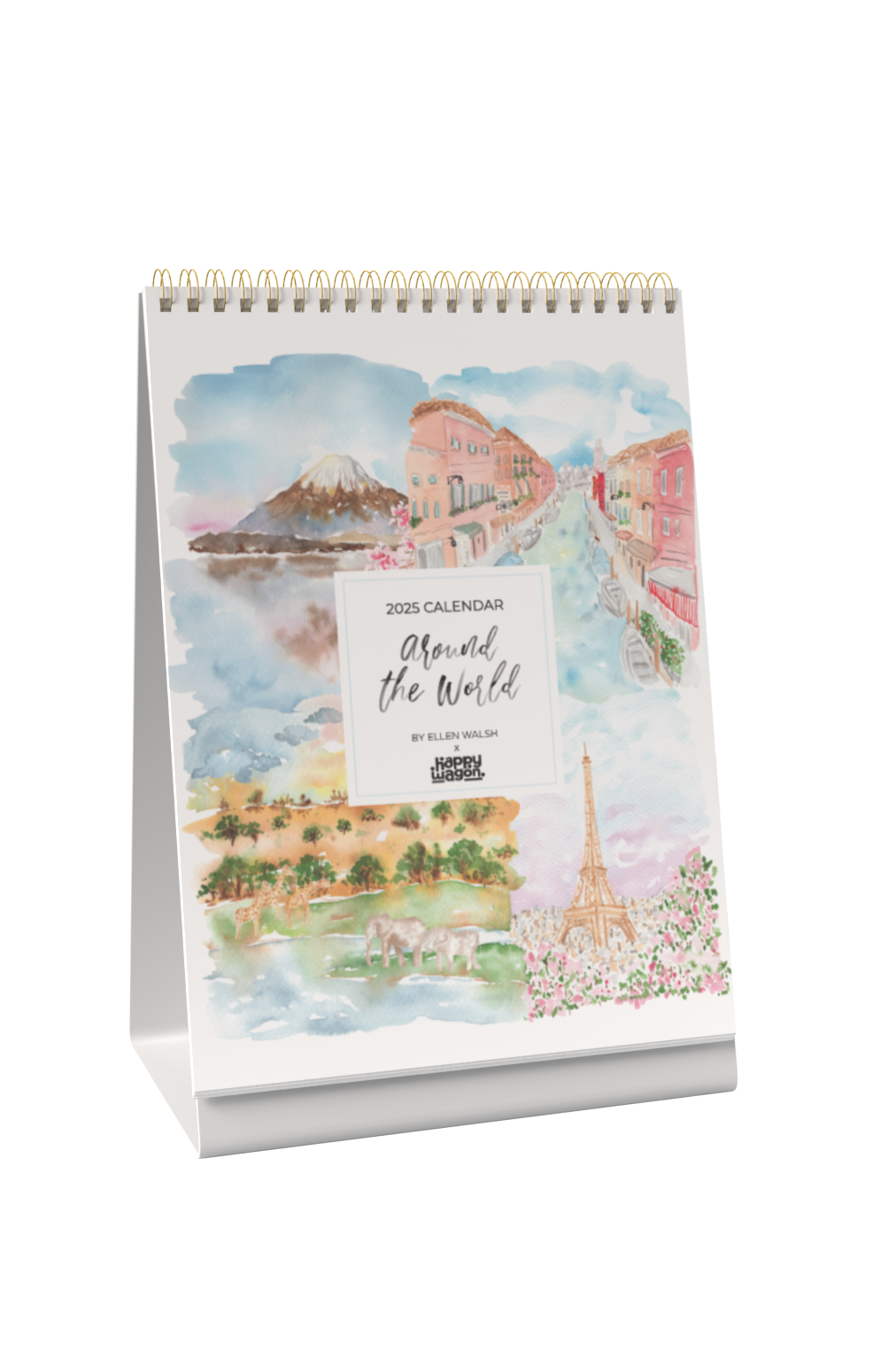2025 Around The World Desk Calendar 2025 around the world desk calendar