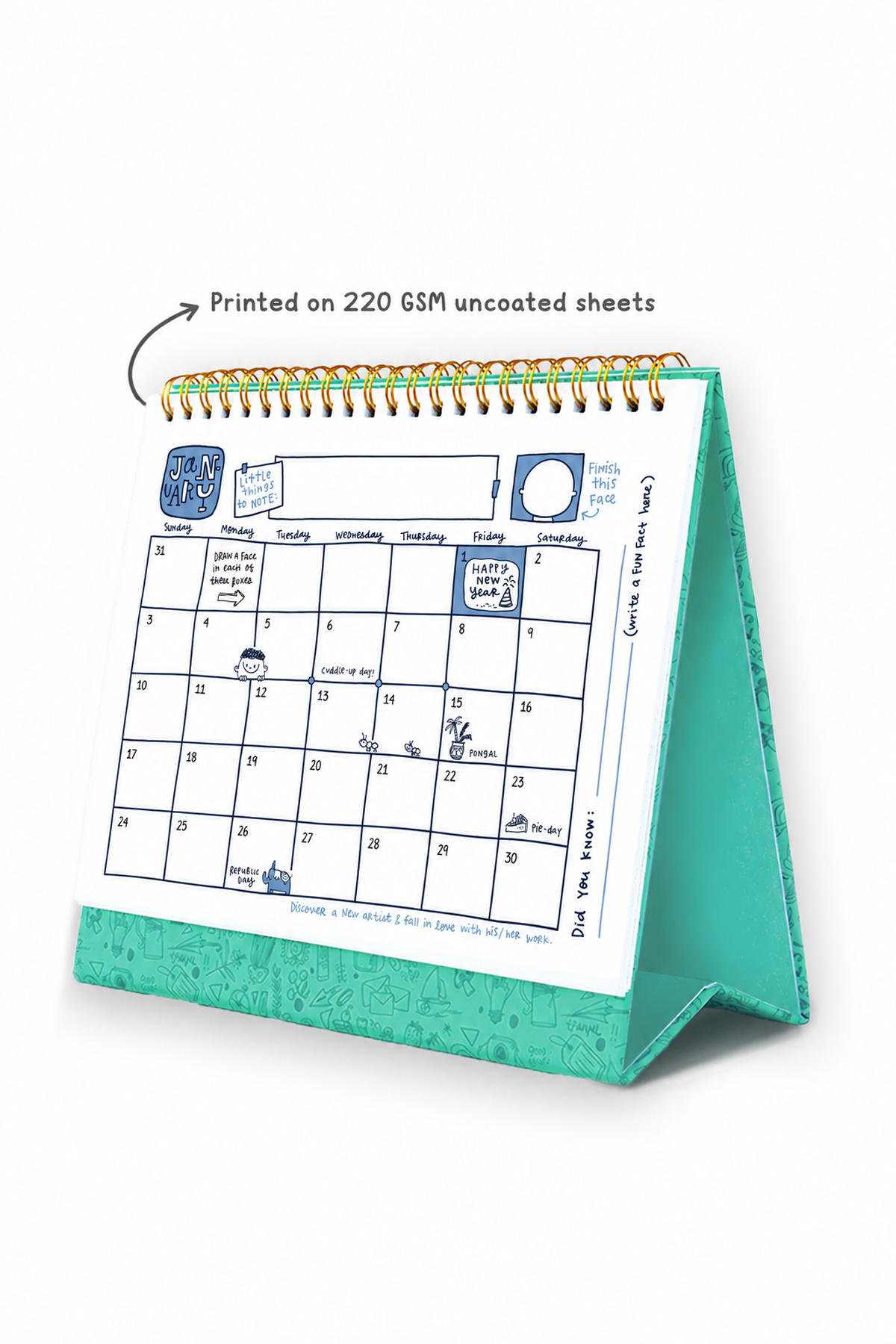The Ultimate 2027 Calendoodler Desk Calendar