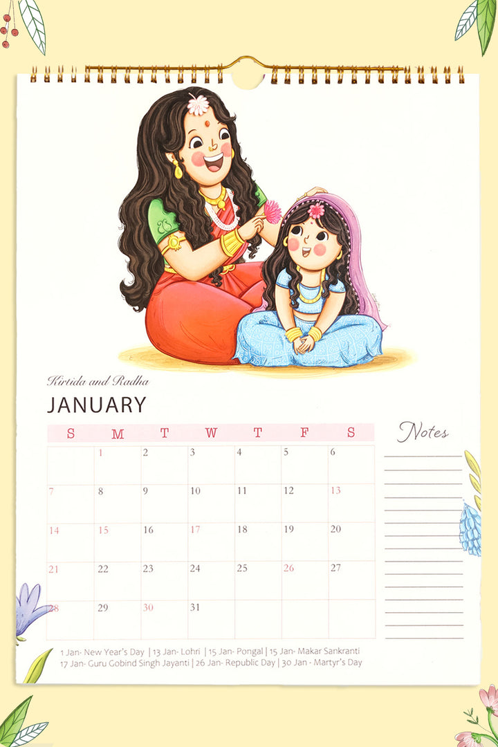 2024 Divine Mums Wall & Desk Calendar Combo