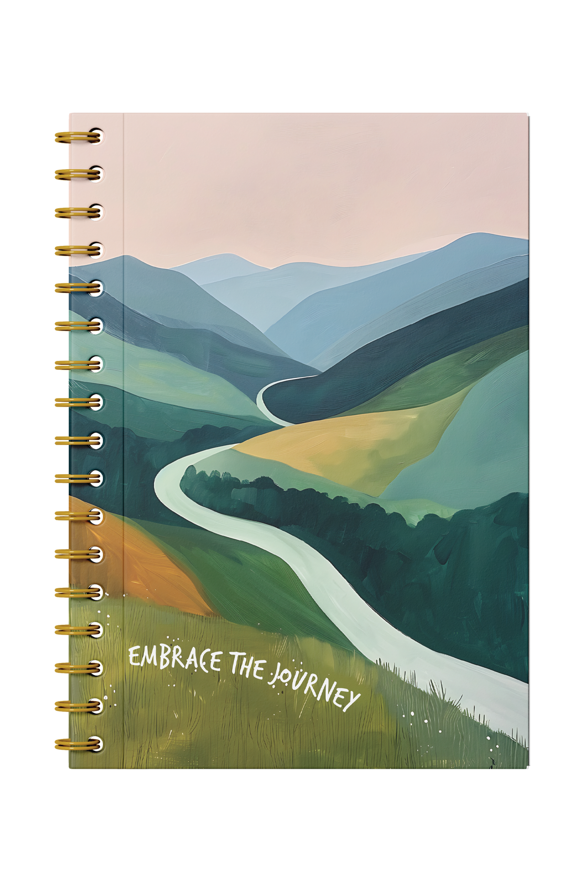Notebook Embrace Embrace The Journey Spiral Notebook