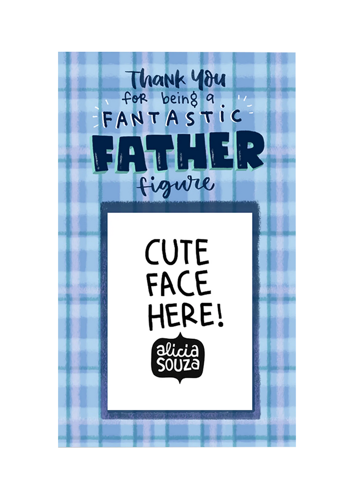 Fantastic Father - Refrigerator Magnetic Frame (small)