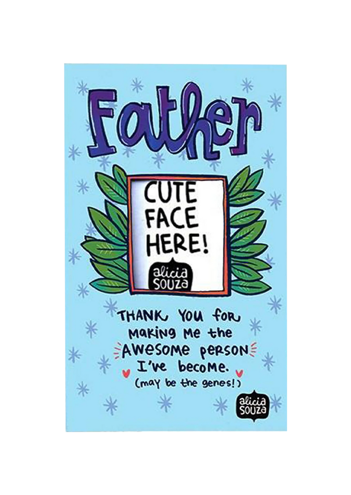Father's love - Refrigerator magnetic frame (small)