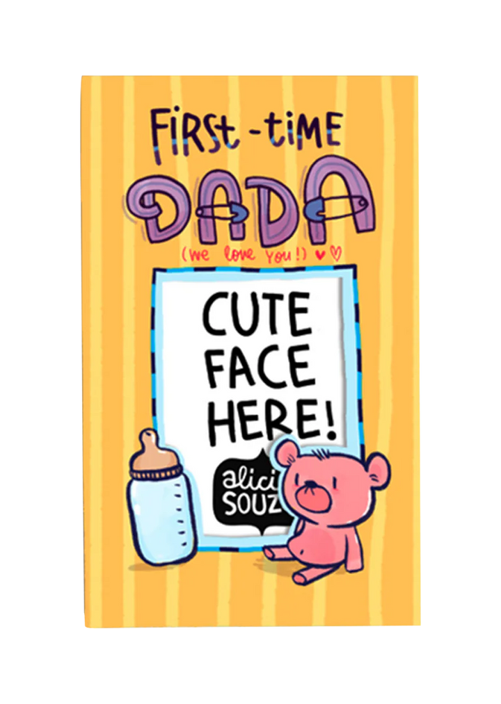 First Time Dada - Refrigerator Magnetic Frame (small)