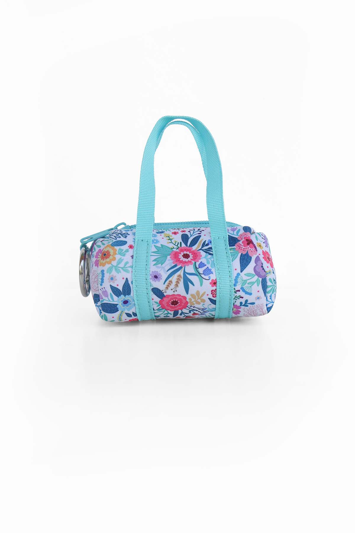 Floral Mini Duffle Bag Charm