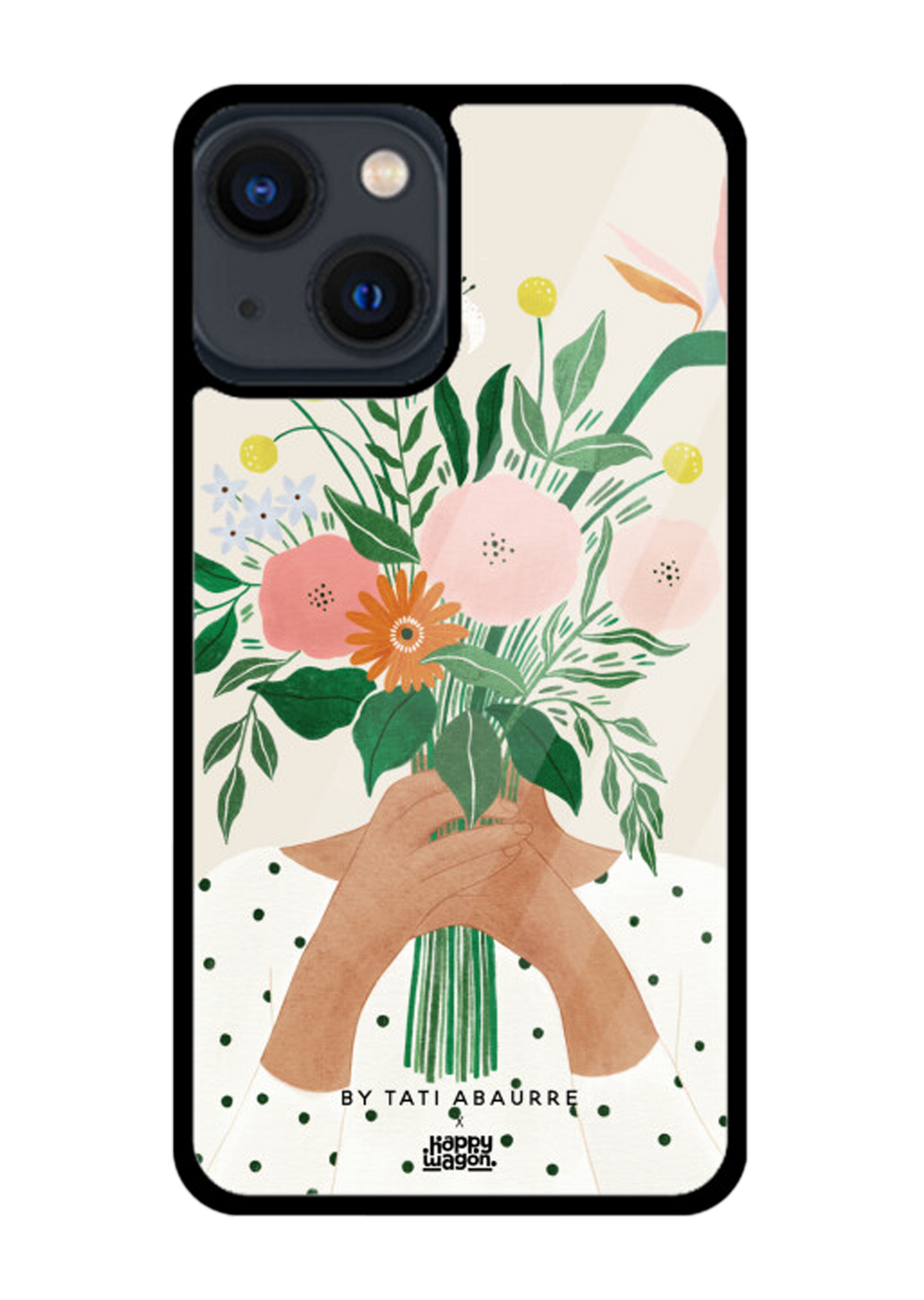 Flower On The Head Girl iPhone Cover