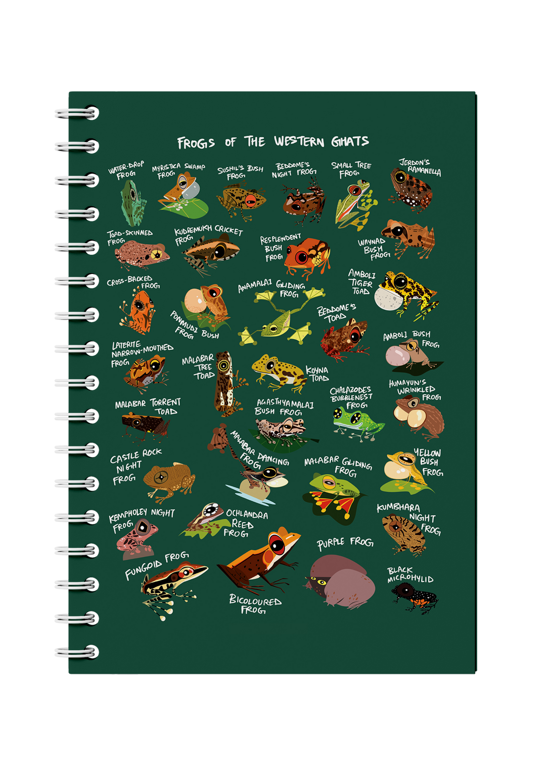 Frogs of the Western Ghats Notebook