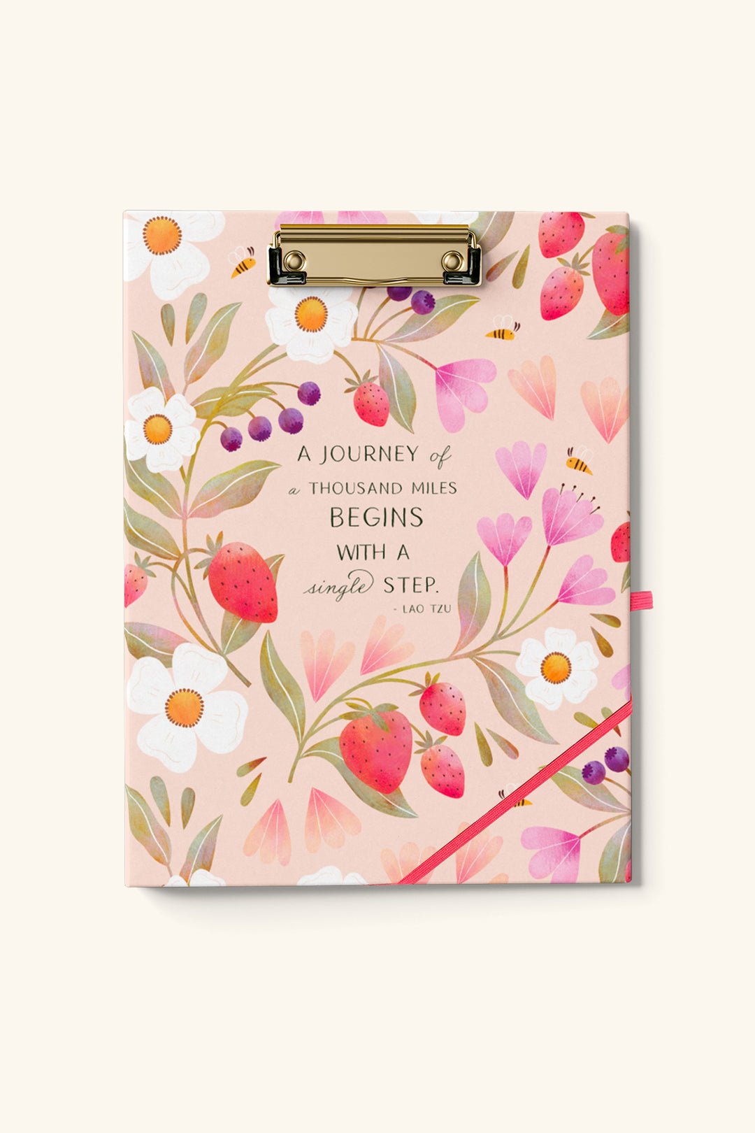 Winged Garden Clipfolio | Clipboard & Notepad Duo