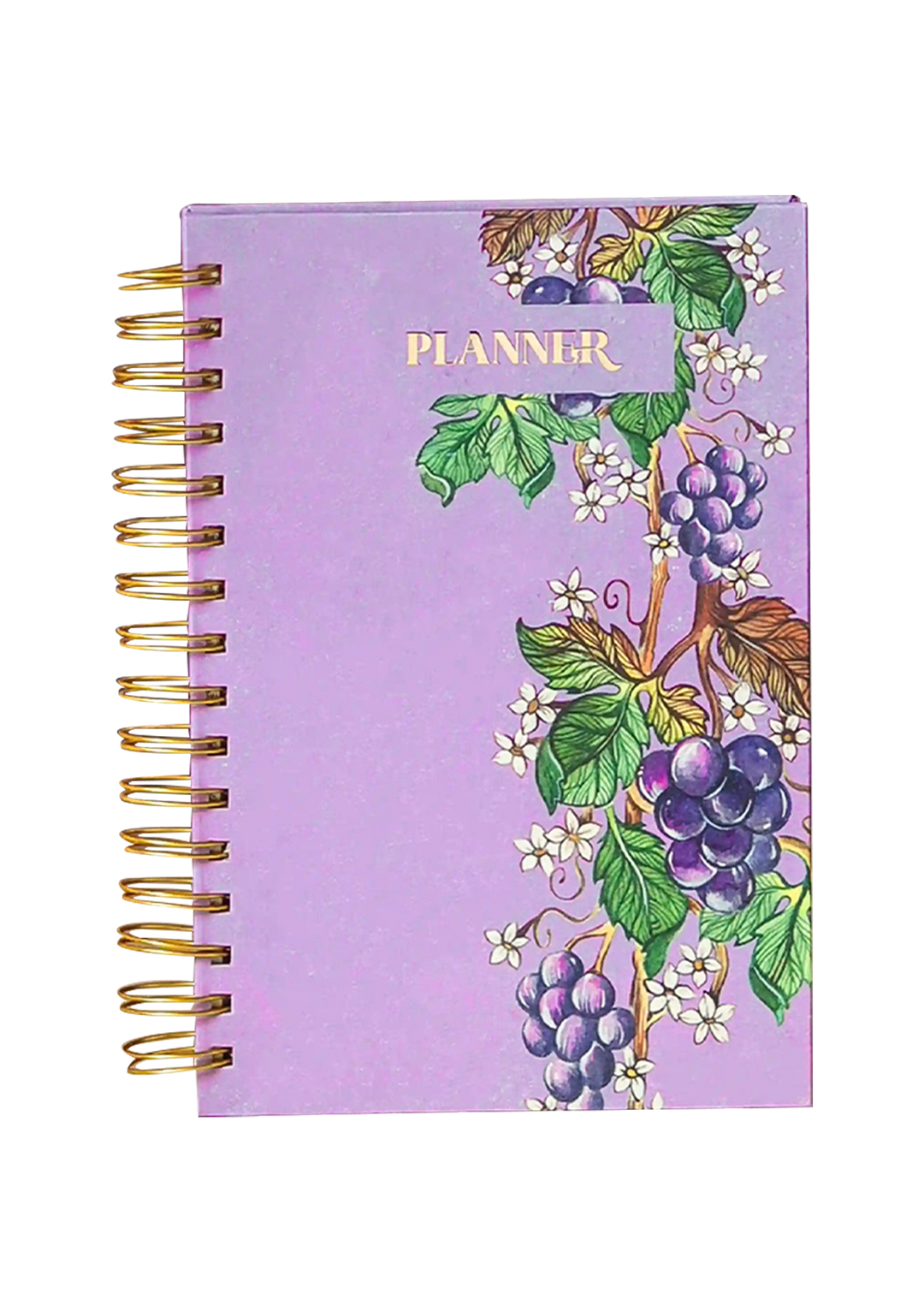 Grapes Lavender Daily Undated Planner