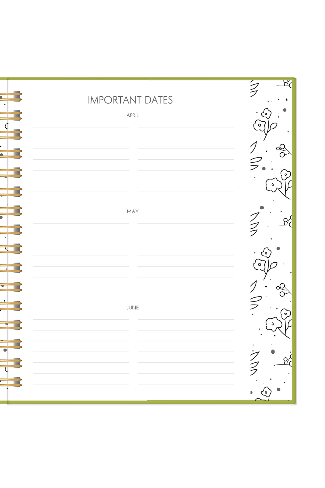 2024 Stamps | Wiro Wrap Planner