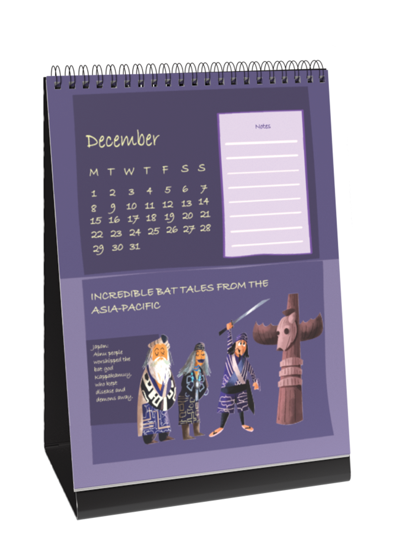 2025 Batspicious Desk Calendar