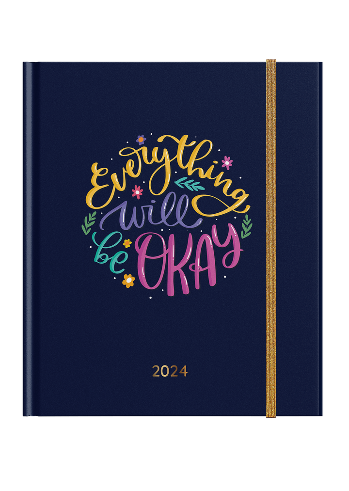 2024 Everything Will Be Okay | Wiro Wrap Planner
