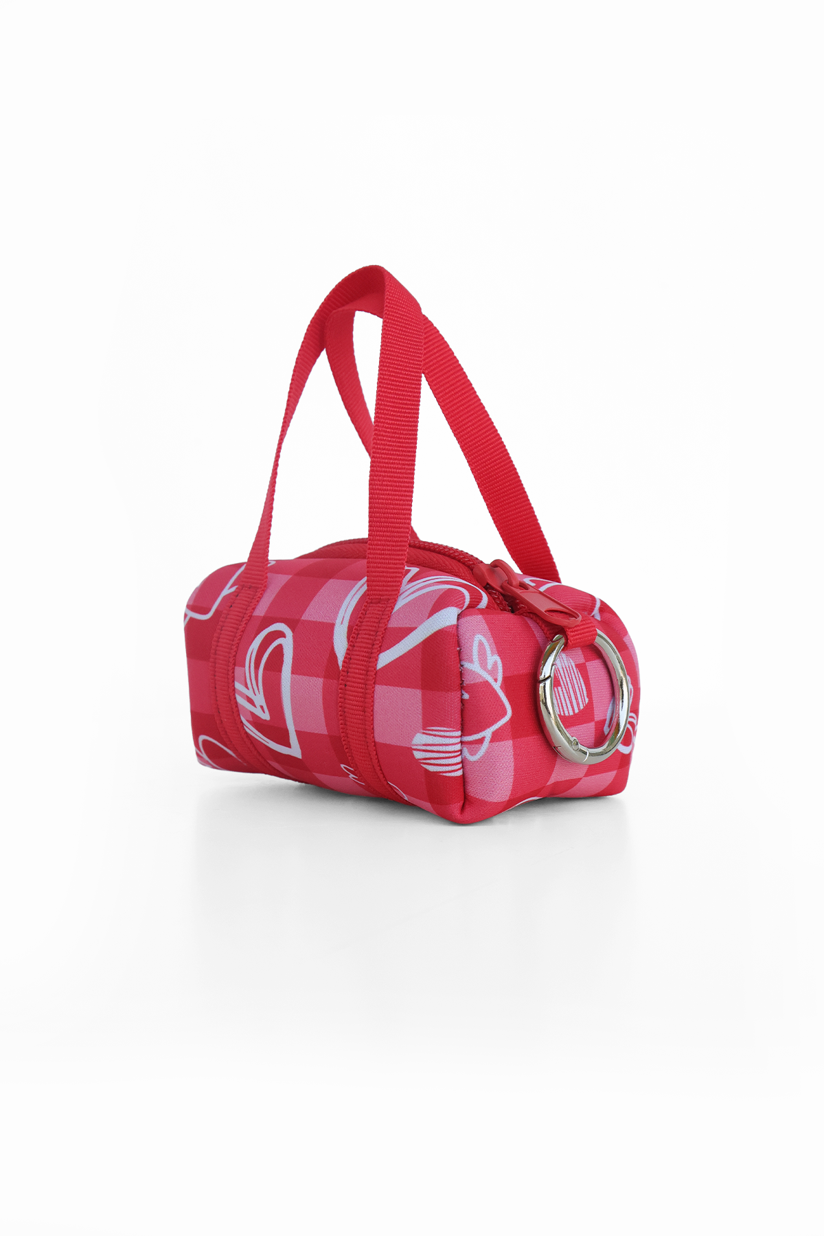 Hearts Mini Duffle Bag Charm