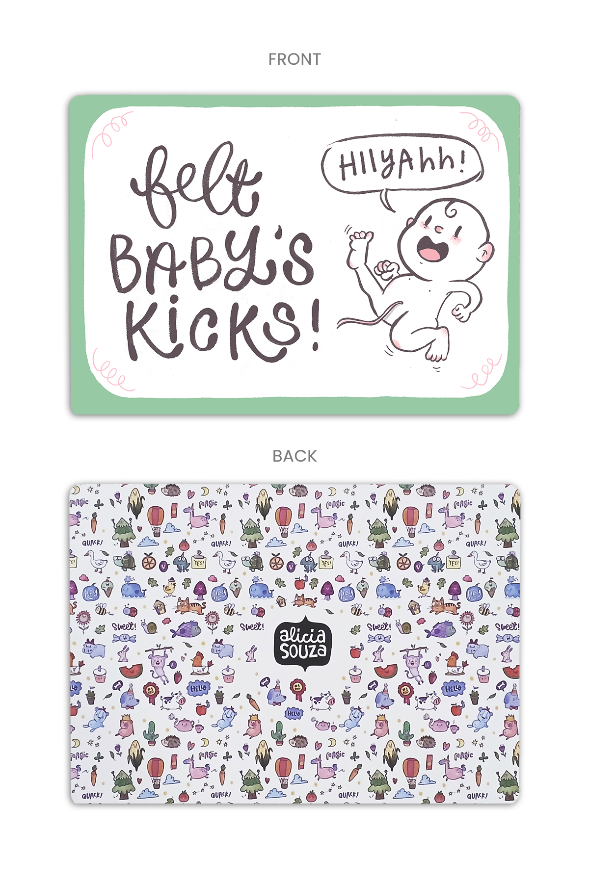 Pregnancy Milestone Cards