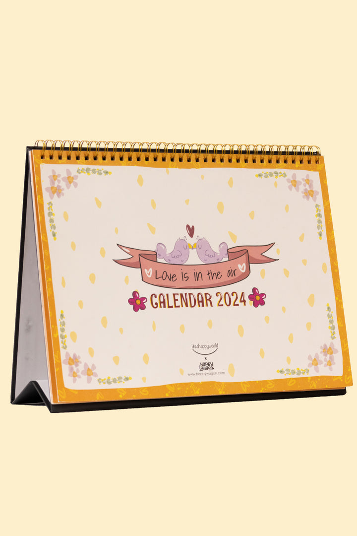 2024 Love is in the Air Desk Calendar