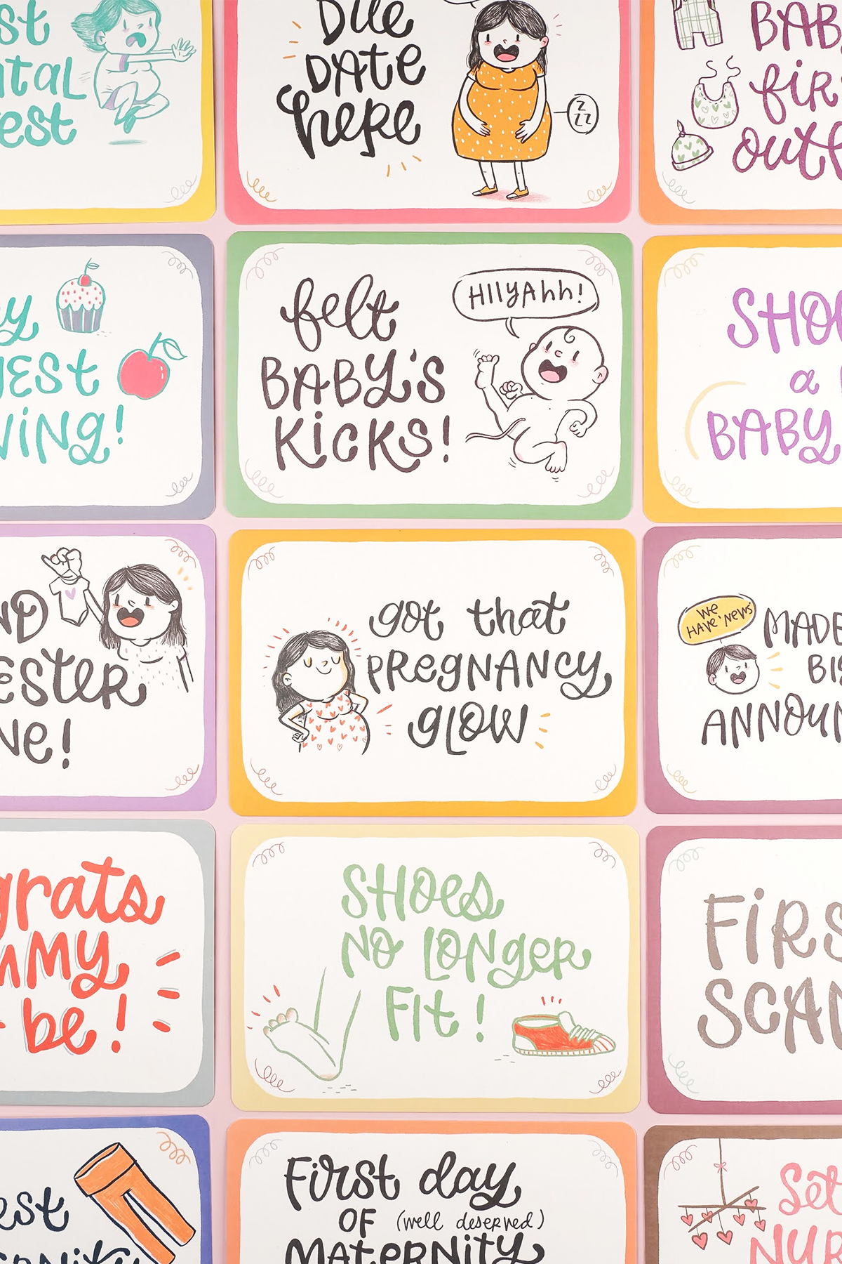 Pregnancy Milestone Cards