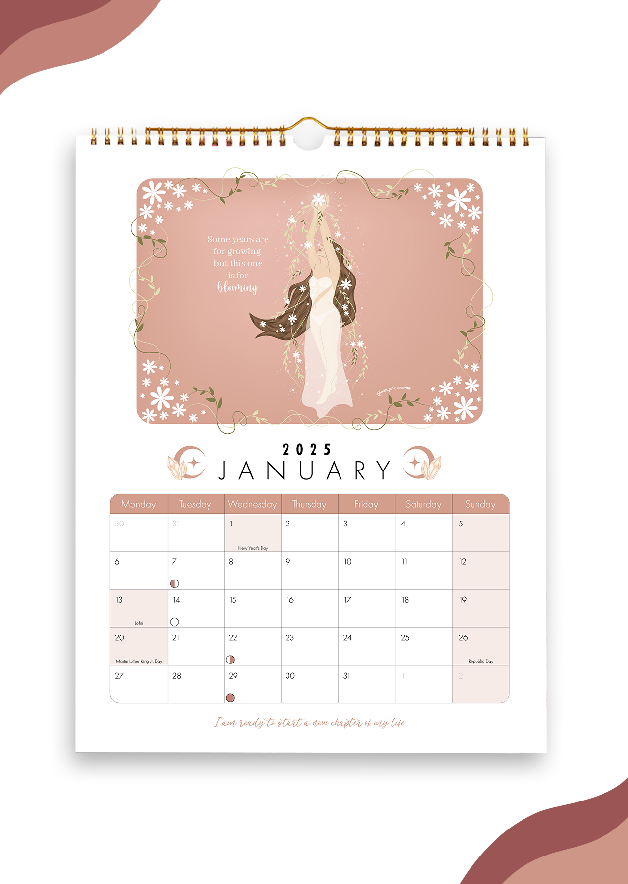 2025 Self Love Wall Calendar