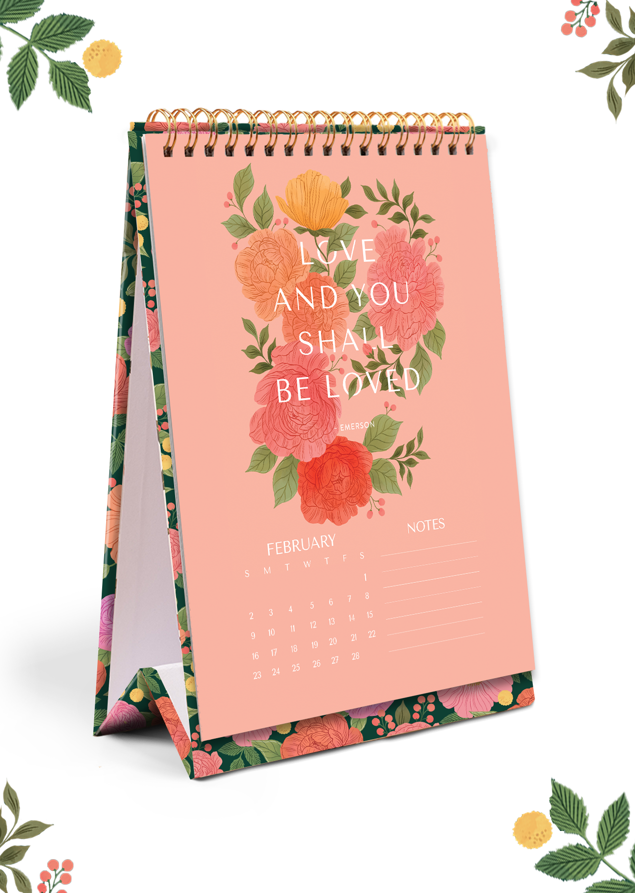 2025 Stop & Smell the Flowers Desk Calendar