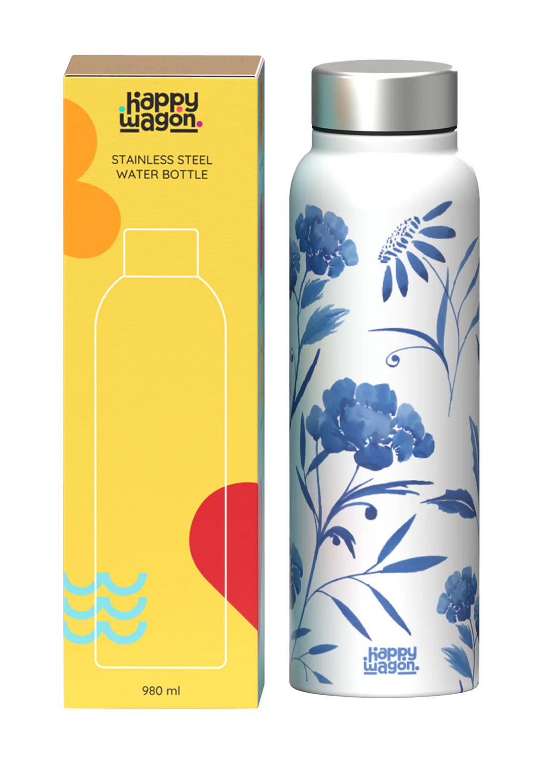 Indigo Garden Water Bottle 980ml