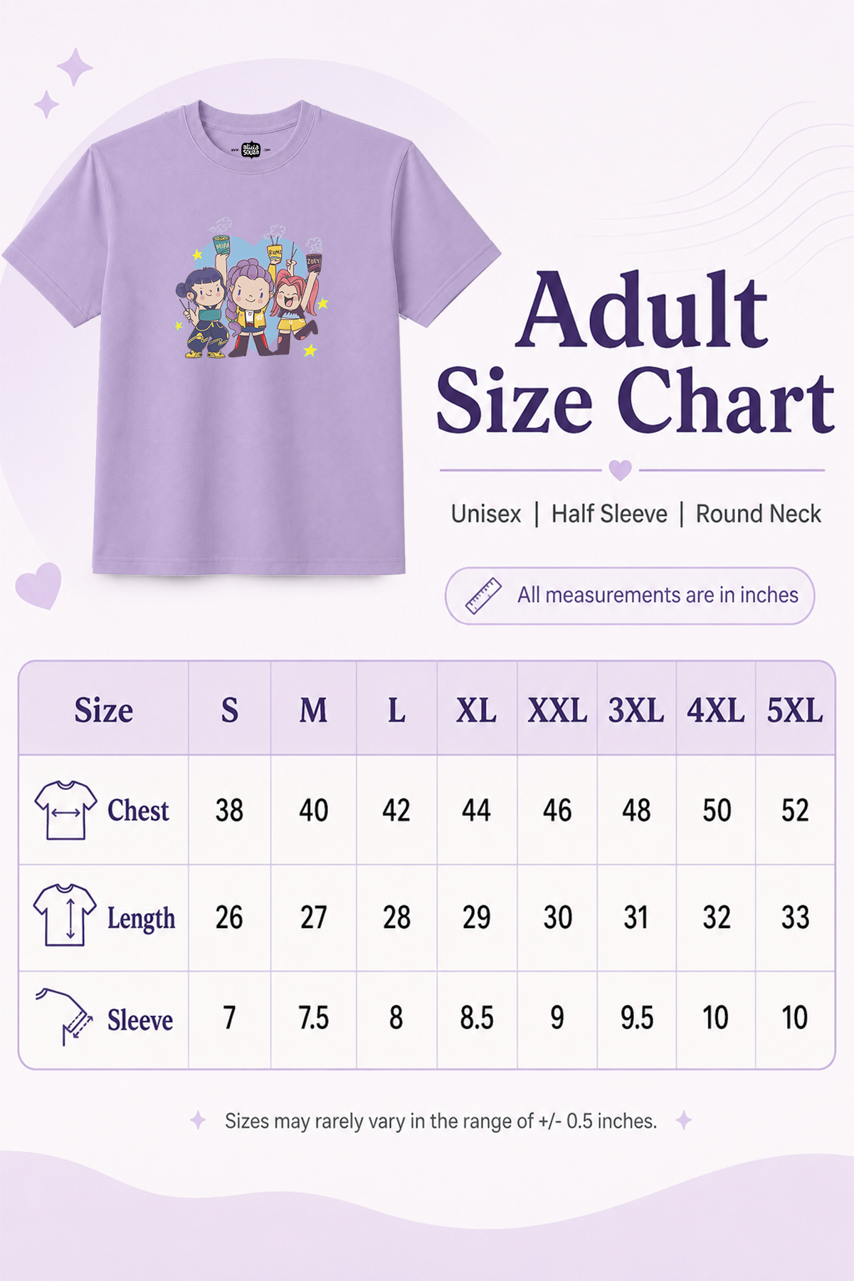 Kpop Demon Hunters Unisex T-shirt - For Adults