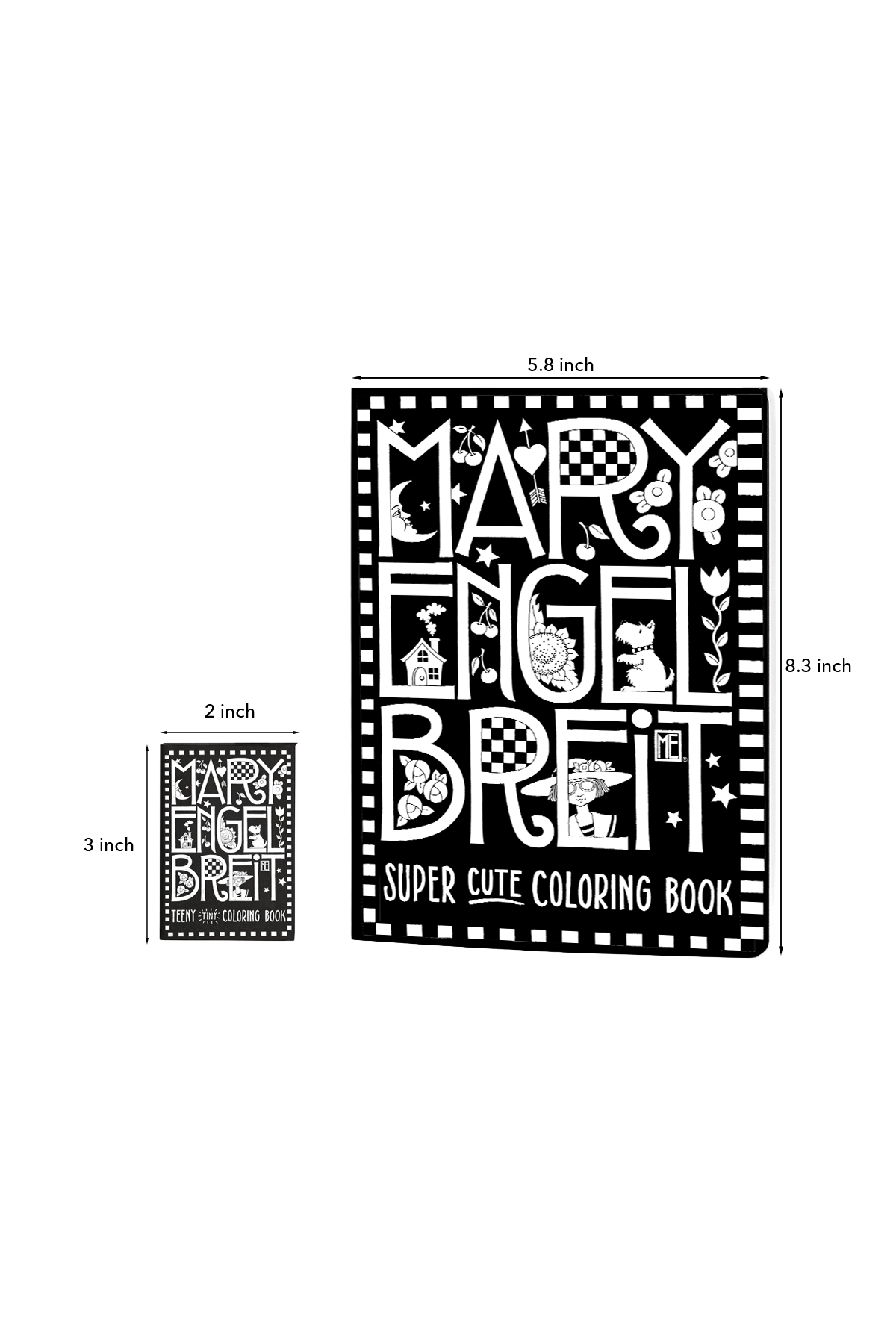 The Cute Colouring Book + Teeny Tiny Colouring Book