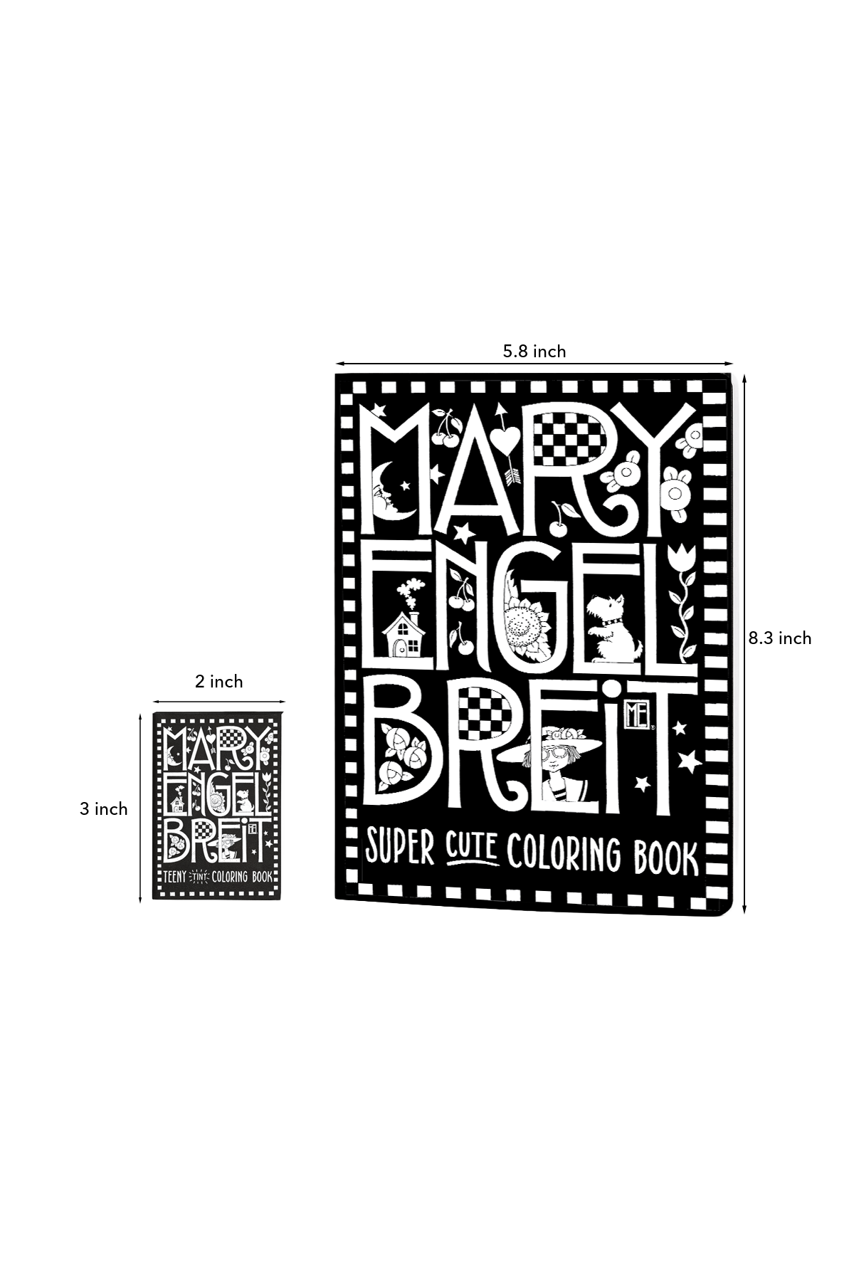 The Cute Colouring Book + Teeny Tiny Colouring Book