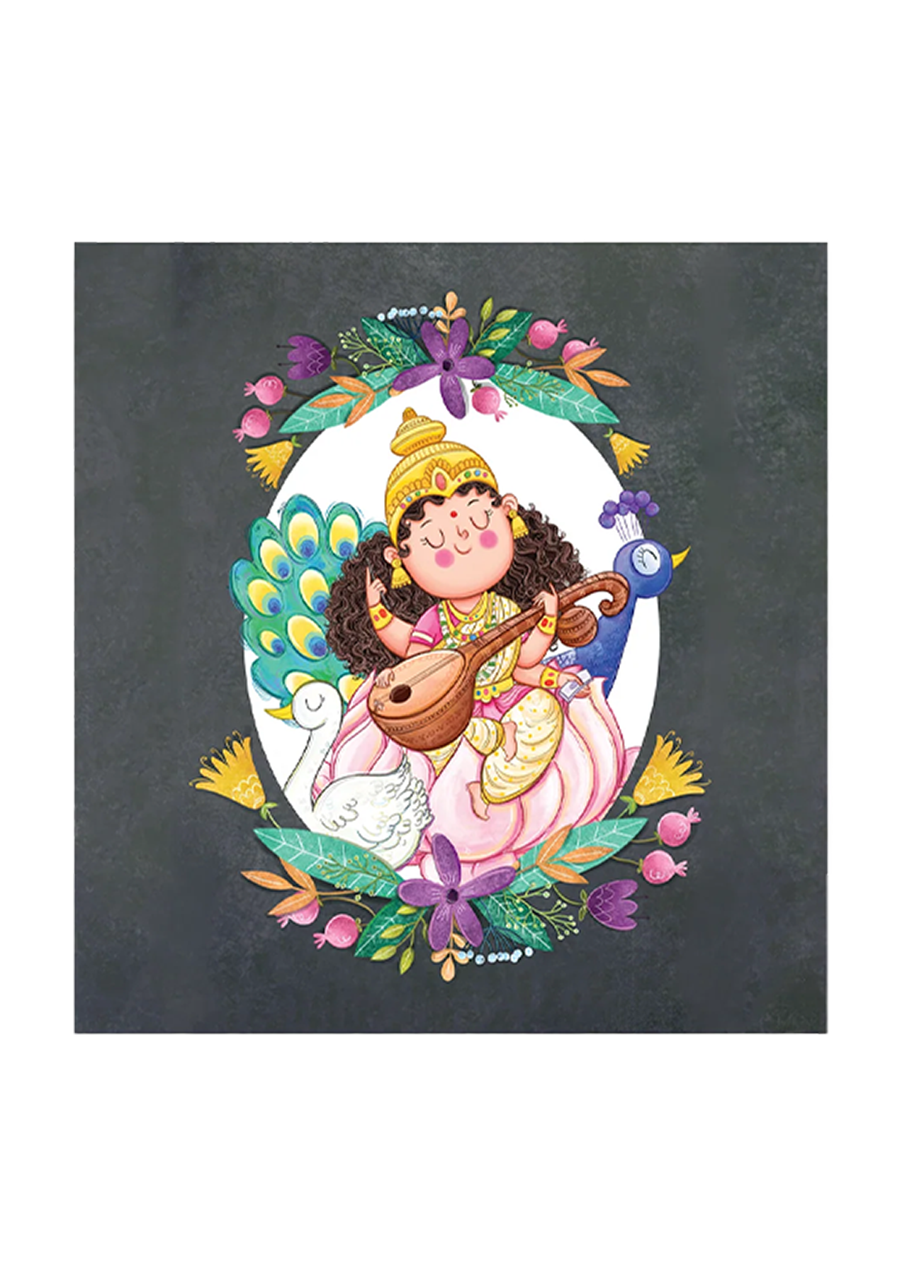 Maa Saraswati Wall Art