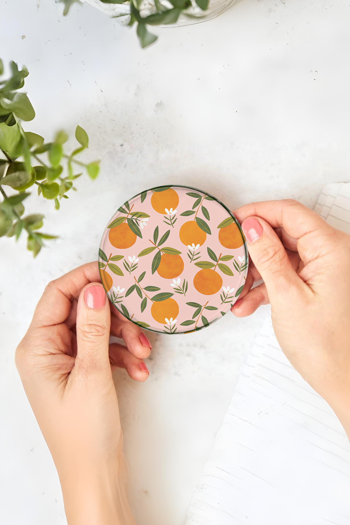 Orange Bliss Coaster