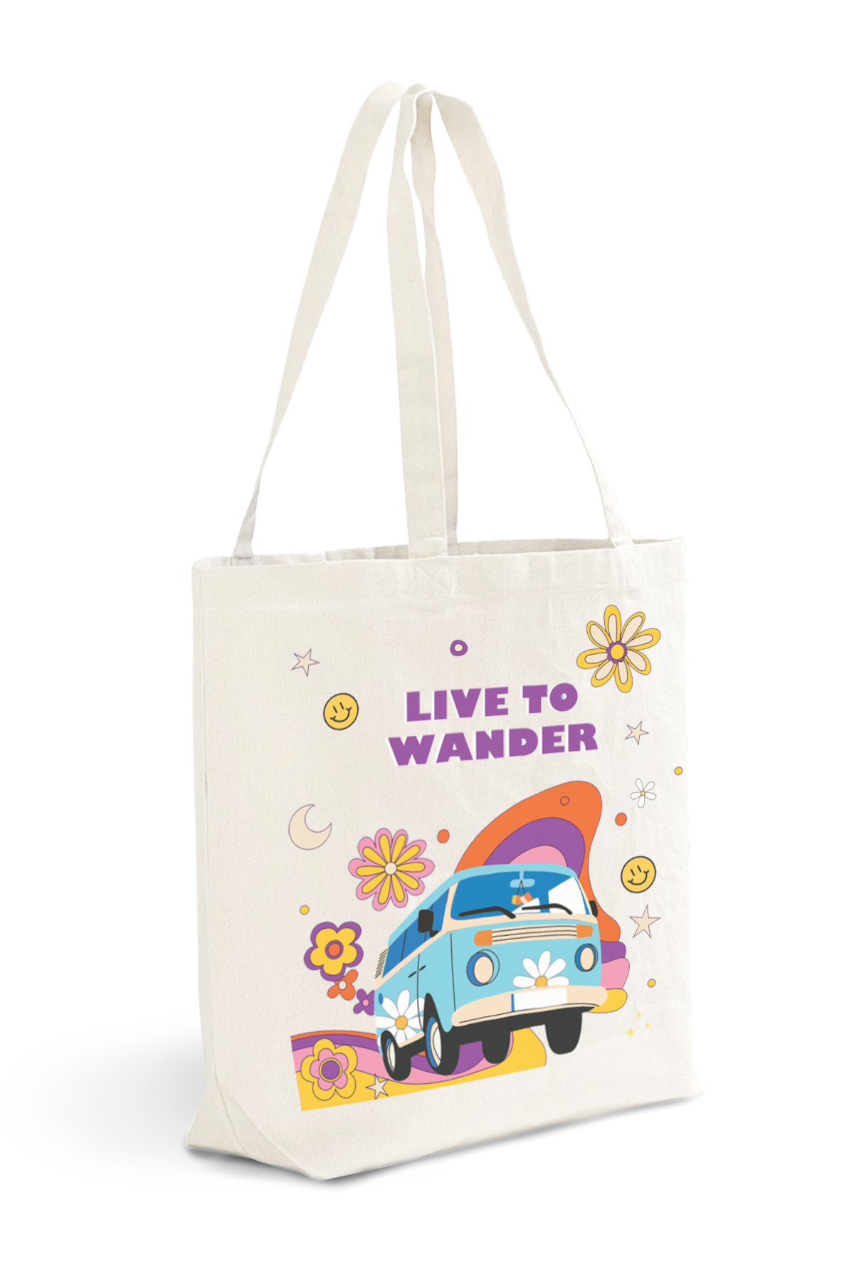 Live to Wander Tote Bag
